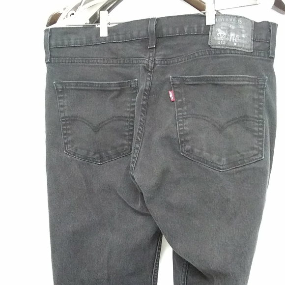 LEVI'S Strauss 511 Pants Water Less Black Denim WPL423 Size 36"x 28 - Picture 6 of 6